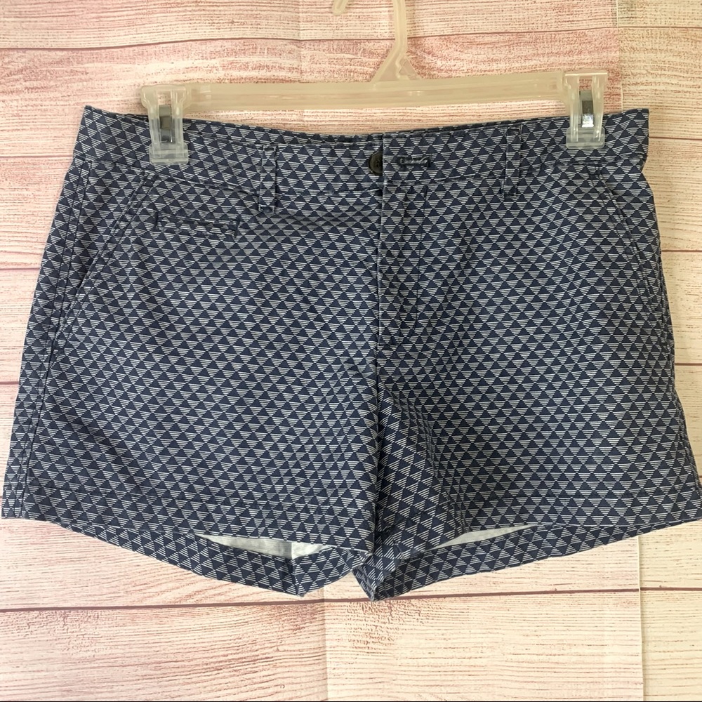 Gap Blue Gray Printed Shorts Size 08R